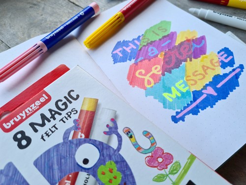 Viltstift Bruynzeel Kids Magic set 8 kleuren 8 Stuk-1