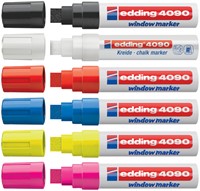 Krijtstift edding 4090 window blok 4-15mm neon rz 1 Stuk-1