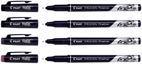 Fineliner PILOT friXion SW-FF F assorti 4st 4 Stuk-3