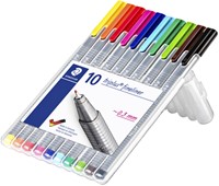 Fineliner Staedtler triplus 334 0.3mm ass 10st 10 Stuk-2