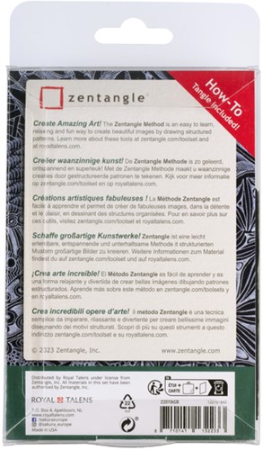 Tekenset Sakura Zentangle set 20 patronen zwart 20 Stuk-2