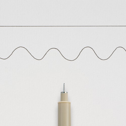 Fineliner Sakura Pigma Micron 005 0.2mm zwart-3
