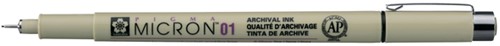 Fineliner Sakura Pigma Micron 01 0.25mm zwart 1 Stuk-2