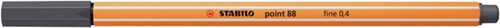 Fineliner STABILO point 88/97 F diepkoud grijs 1 Stuk-2