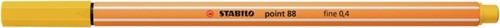 Fineliner STABILO point 88/44 F geel 1 Stuk-2