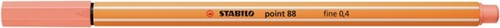 Fineliner STABILO point 88/26 F abrikoos 1 Stuk-2