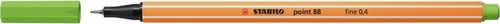 Fineliner STABILO point 88/33 fijn groen