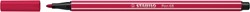 Viltstift STABILO Pen 68/50 medium donkerrood