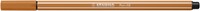 Viltstift STABILO Pen 68/89 medium donker oker-2