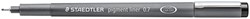 Fineliner Staedtler Pigment 308 zwart 0.7mm