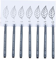 Fineliner Staedtler pigment 308 0.3-2.0mm zwart 1 Stuk-4