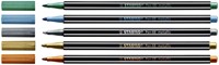 Viltstift STABILO Pen 68/841 medium metallic blauw-2