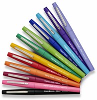 Fineliner Papermate Flair Original M valuep zwart 36 Stuk-1