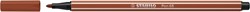 Viltstift STABILO Pen 68/38 medium roodkrijt