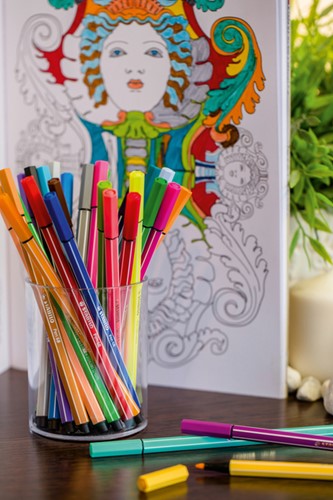 Viltstift STABILO Pen 68/855 medium metallic lila-2
