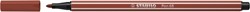 Viltstift STABILO Pen 68/75 M sienna 1 Stuk