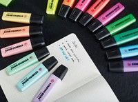 Markeerstift STABILO BOSS 70/6 6st pastel assorti 6 Stuk-1