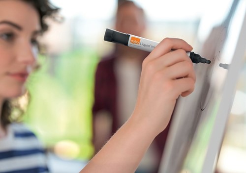 Whiteboardmarker Nobo liquid rond 3mm ass 4 Stuk-7