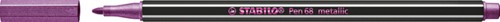 Viltstift STABILO Pen 68/856 M metallic roze 1 Stuk