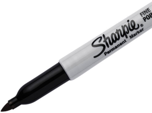 Viltstift Sharpie  F zwart 2 Stuk-3