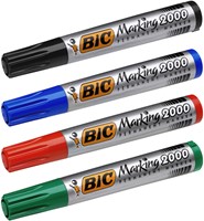 Viltstift Bic 2000 ecolutions rond L blauw 1 Stuk-3