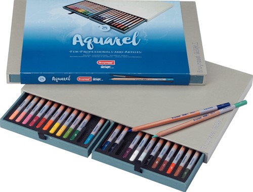 Kleurpotl Bruynzeel 8835 Design aquarel 24st ass 24 Stuk