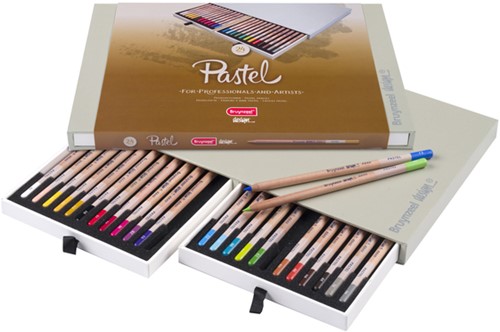 Pastelpotlood Bruynzeel Design set 24 kleuren 24 Stuk-2
