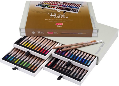 Pastelpotlood Bruynzeel Design set 48 kleuren 48 Stuk-2