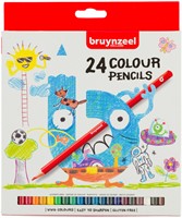Kleurpotlood Bruynzeel Kids set 24 kleuren 24 Stuk