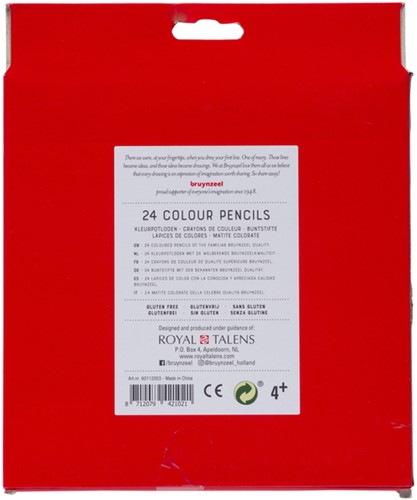 Kleurpotlood Bruynzeel Kids set 24 kleuren 24 Stuk-3