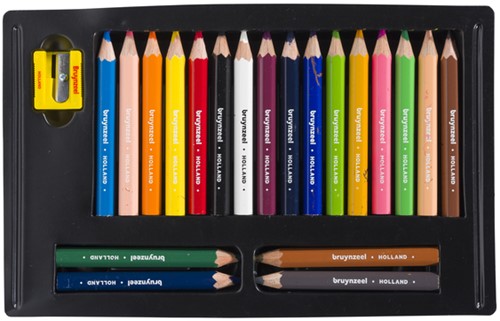 Kleurpotl Bruynzeel Kids Kortjakje bm a 20st ass 20 Stuk-2