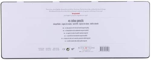 Kleurpotlood Bruynzeel Holland blik 45 kleuren 45 Stuk-3