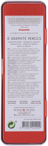 Grafietpotlood Bruynzeel Expression 6 breedtes 6 Stuk-3