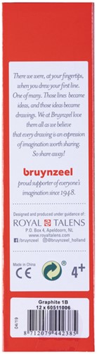 Potlood Bruynzeel 1605 B 1 Stuk-3