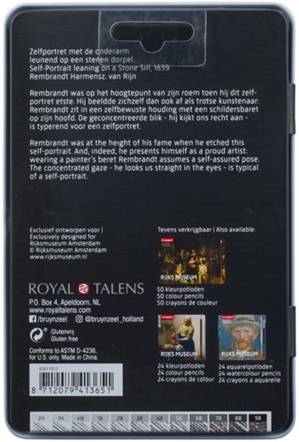 Potl Bruynzeel Rembrandt div hardheden blik 12st 12 Stuk-3