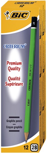 Potlood Bic Criterium 550 2B 1 Stuk-2