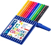 Kleurpotloden Staedtler Ergosoft driekantig 12stuks assorti-2
