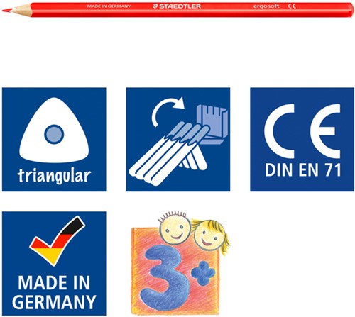 Kleurpotloden Staedtler ergosoft 3kantig 12 Stuk-3