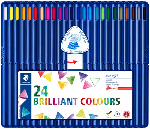 Kleurpotloden Staedtler ergosoft abs 3kantig 24 Stuk-2