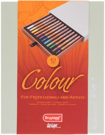 Kleurpotlood Bruynzeel Design set 12 kleuren 12 Stuk