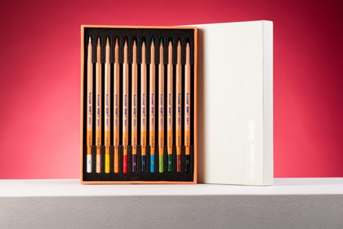 Kleurpotlood Bruynzeel Design set 12 kleuren 12 Stuk-1