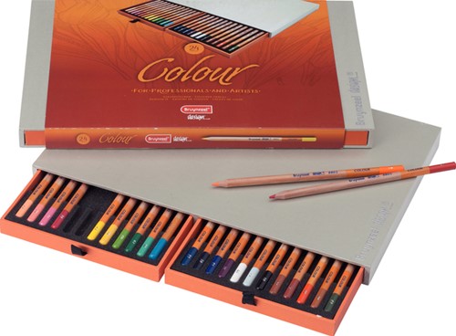Kleurpotlood Bruynzeel Design set 24 kleuren 24 Stuk