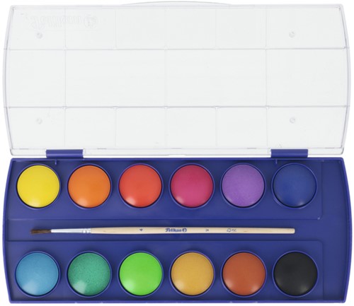 Waterverfdoos Pelikan F355/12 ass 1 Stuk