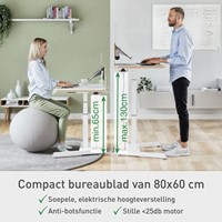Zit-Sta bureau Leitz Ergo elektrisch compact 1 Stuk-7
