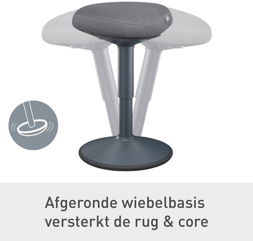 Actieve zitkruk Leitz Ergo met gasveer 47-64cm-16