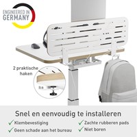 Bureau ophangbord Leitz Ergo met laptophouder-1