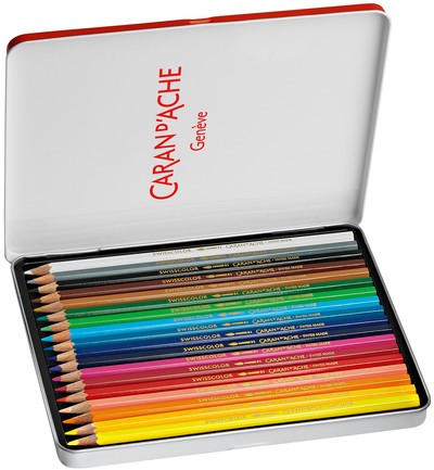 Kleurpotl Caran d Ache swisscolor aquarel 18st ass 18 Stuk-3