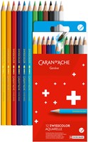 Kleurpotlood Caran d Ache aquarel doos 12st 12 Stuk-3