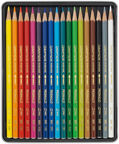 Kleurpotlood Caran d Ache Prismalo 18st ass 18 Stuk-2