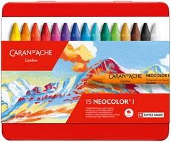 Waskrijt Caran d Ache neocolor I 15st ass 15 Stuk